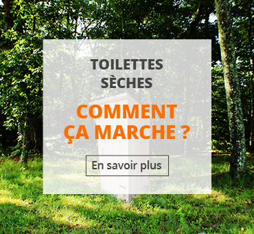 Toilette sèche à compost, capacité 300kg VU Ekolet